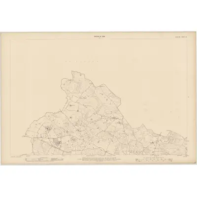 1908 Map of Wicklow - Sheet 37, 1909 Print
