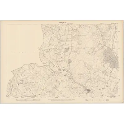 1907 Map of Wicklow - Sheet 38, 1910 Print