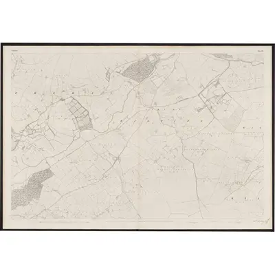 1838 Map of Wicklow - Sheet 39, 1862 Print