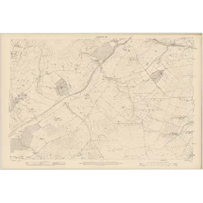 1907 Map of Wicklow - Sheet 39, 1910 Print