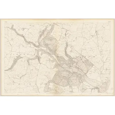 1838 Map of Wicklow - Sheet 40, 1840 Print