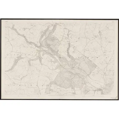 1838 Map of Wicklow - Sheet 40, 1861 Print