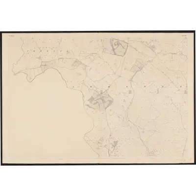 1838 Map of Wicklow - Sheet 42, 1849 Print
