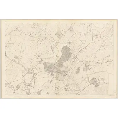 1838 Map of Wicklow - Sheet 43, 1840 Print