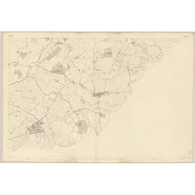 1838 Map of Wicklow - Sheet 47, 1840 Print