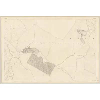 1838 Map of Wicklow - Sheet 6, 1840 Print