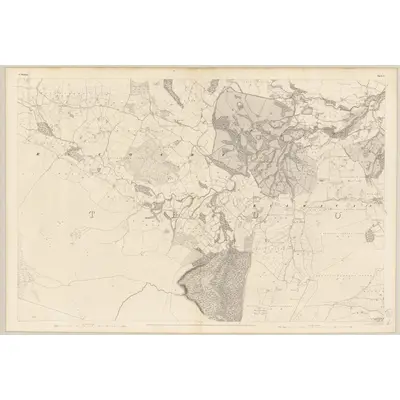 1838 Map of Wicklow - Sheet 7, 1840 Print