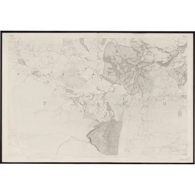 1838 Map of Wicklow - Sheet 7, 1863 Print