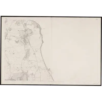1838 Map of Wicklow - Sheet 8, 1863 Print