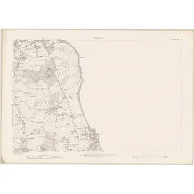 1909 Map of Wicklow - Sheet 8, 1911 Print