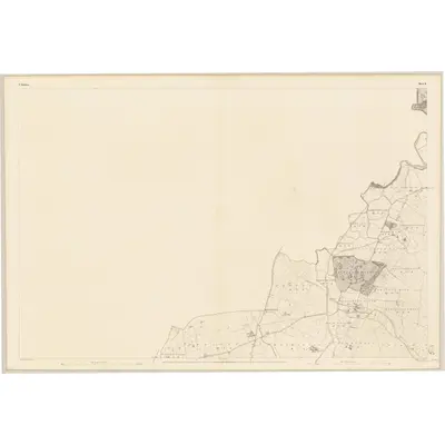 1838 Map of Wicklow - Sheet 9, 1840 Print