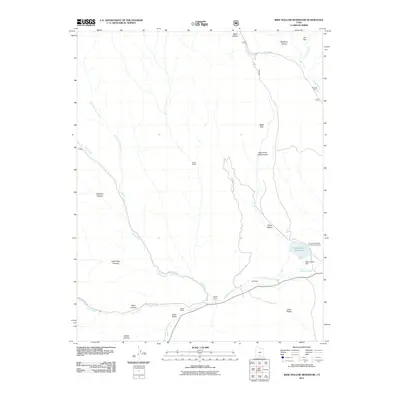 2011 Map of Wide Hollow Reservoir, 2011 Print