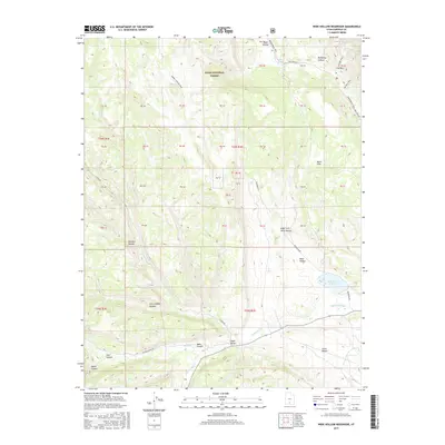 2017 Map of Wide Hollow Reservoir, 2017 Print