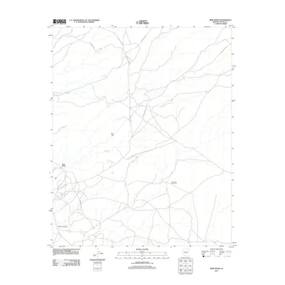 2011 Map of Wide Ruins, 2011 Print