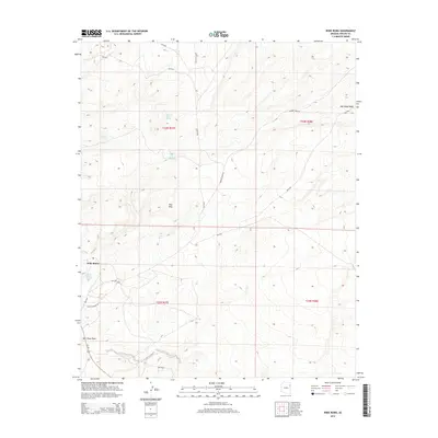 2014 Map of Wide Ruins, 2014 Print