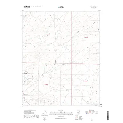 2018 Map of Wide Ruins, 2018 Print