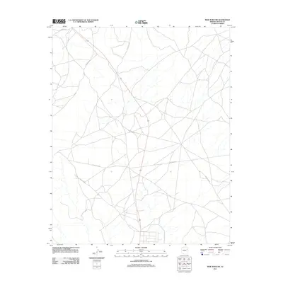 2011 Map of Wide Ruins SW, 2011 Print