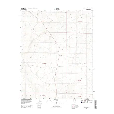 2014 Map of Wide Ruins SW, 2014 Print