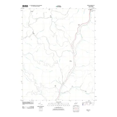 2010 Map of Widen, 2010 Print