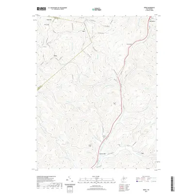 2019 Map of Widen, 2019 Print