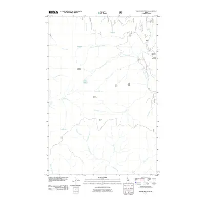 2011 Map of Widow Mountain, 2011 Print