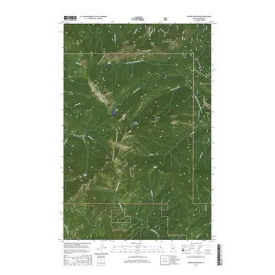 2017 Map of Widow Mountain, 2017 Print