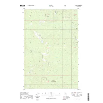 2020 Map of Widow Mountain, 2020 Print