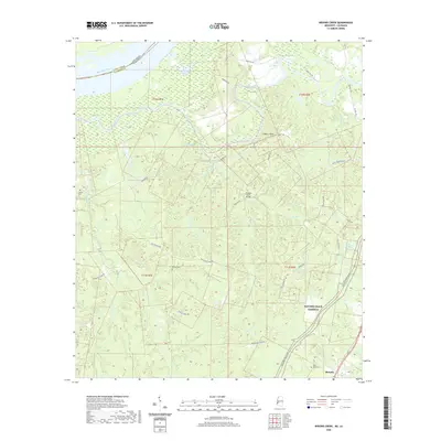 2020 Map of Widows Creek, 2020 Print