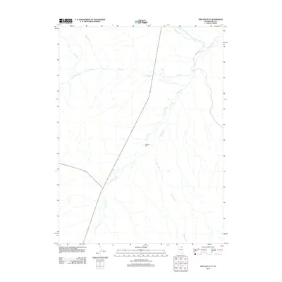 2012 Map of Wieland Flat, 2012 Print