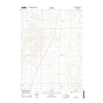 2014 Map of Wieland Flat, 2014 Print