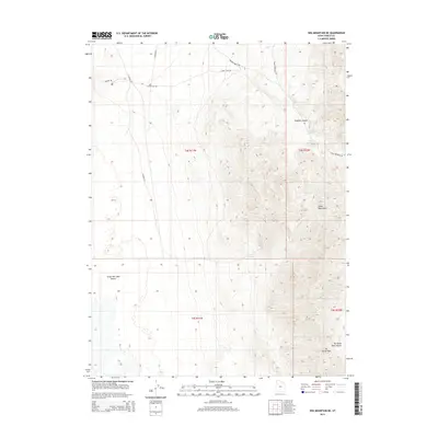 2014 Map of Wig Mountain NE, 2014 Print