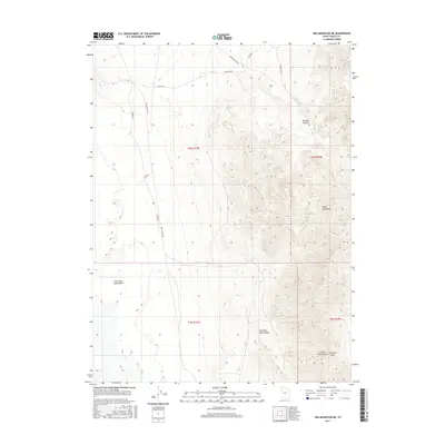 2017 Map of Wig Mountain NE, 2017 Print