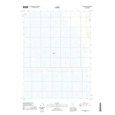 2020 Map of Wig Mountain NW, 2020 Print