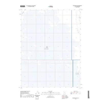 2023 Map of Wig Mountain NW, 2023 Print