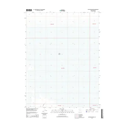 2014 Map of Wig Mountain SW, 2014 Print