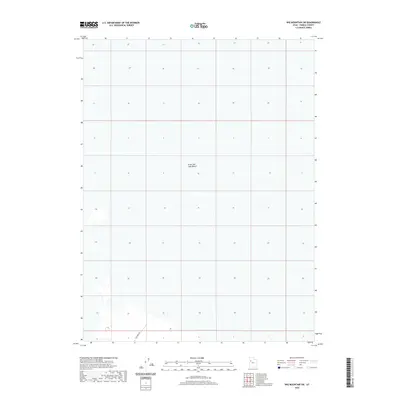 2020 Map of Wig Mountain SW, 2020 Print