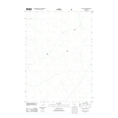 2012 Map of Wiggins Peak, 2012 Print