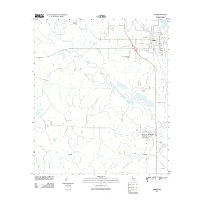 2012 Map of Wiggins, 2012 Print