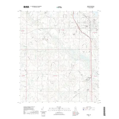 2018 Map of Wiggins, 2018 Print
