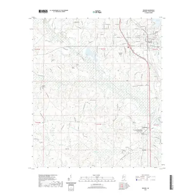 2020 Map of Wiggins, 2020 Print
