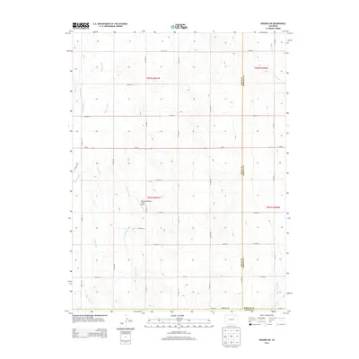 2013 Map of Wiggins SW, 2013 Print