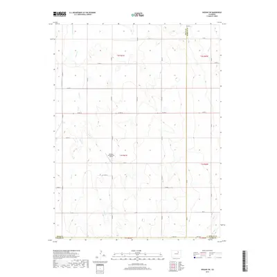 2019 Map of Wiggins SW, 2019 Print