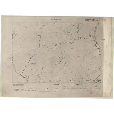 1893 Map of Wigtownshire Sheet I.SE, 1896 Print