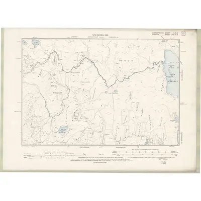 1894 Map of Wigtownshire Sheet II.SE, 1896 Print