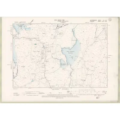 1894 Map of Wigtownshire Sheet III.SW, 1896 Print