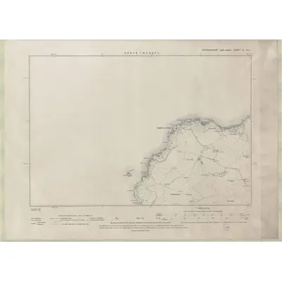 1892 Map of Wigtownshire Sheet IV.NE, 1896 Print
