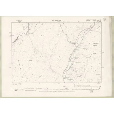1893 Map of Wigtownshire Sheet VI.NE, 1896 Print