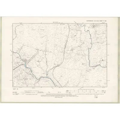 1893 Map of Wigtownshire Sheet VI.SE, 1896 Print