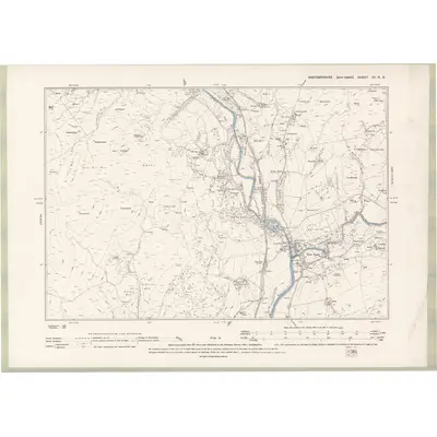1893 Map of Wigtownshire Sheet XII.NE, 1896 Print