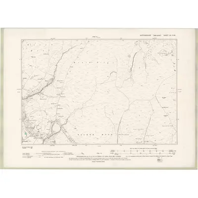 1893 Map of Wigtownshire Sheet XII.NW, 1896 Print